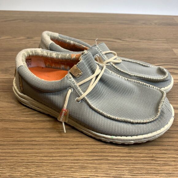 Hey Dude Other - Hey Dude Wally Eco Sox Cobblestone Mens Loafers Size 8 Gray